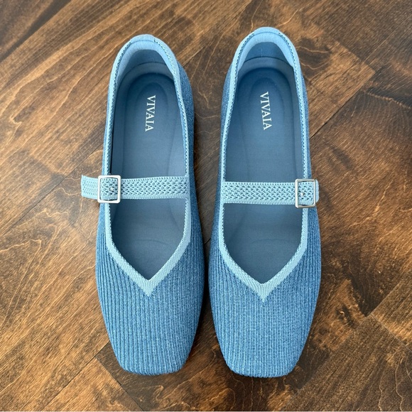 Vivaia • Margot • Mary-Jane Denim Blue • US Size 7 •NWT - Picture 6 of 7